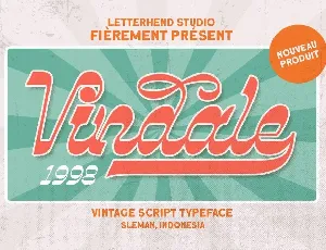 Vindale font