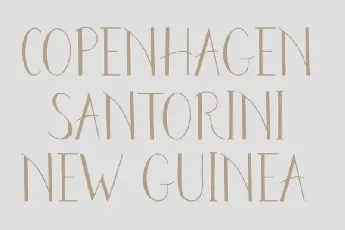 Coojertown Display font