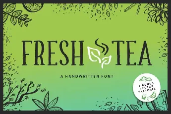 Fresh Tea – A fancy handwritten font