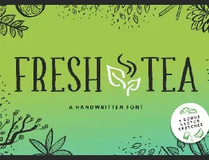 Fresh Tea – A fancy handwritten font