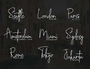 Southampton Signature Style font