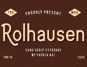 Rolhausen font