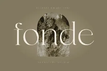 Fonde font