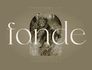 Fonde font