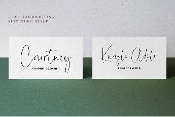 Everleigh Handwritten Signature Script font