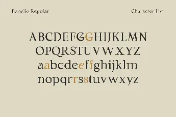 Benelio font