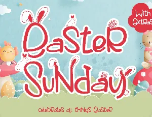 Easter Sunday font