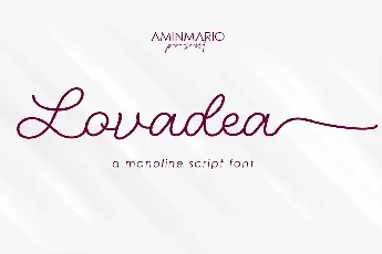 Lovadea font