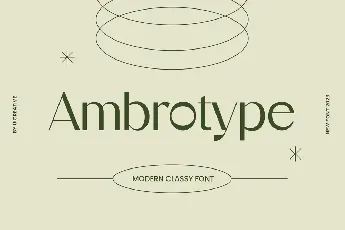 Ambrotype font