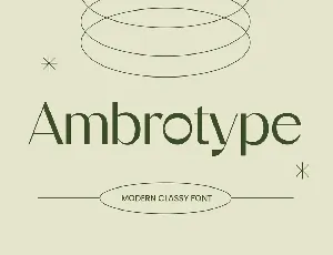 Ambrotype font