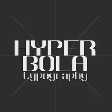 Hyperbola font