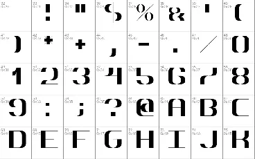 Hyperbola font