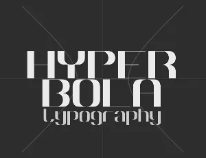 Hyperbola font