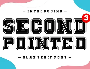 Second Pointed font