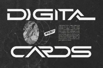 Digital Cards font