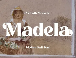 Madela Serif font