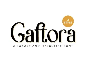 Gaftora font