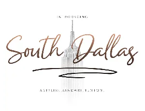 South Dallas Script font