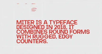 Miter Typeface font