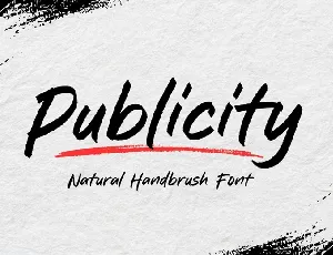 Publicity font