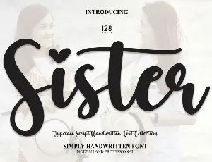 Sister Script font