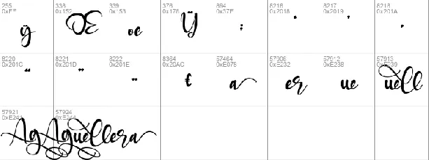 Aguellera font