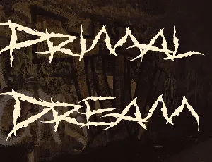 Primal Dream font