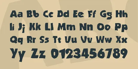 Stranded font