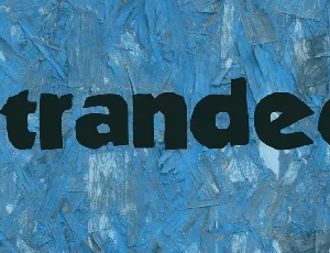 Stranded font