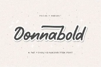 Donnabold font