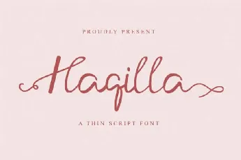 Haqilla Script font