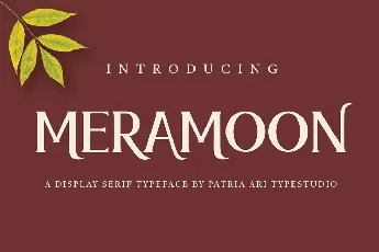 Meramoon font