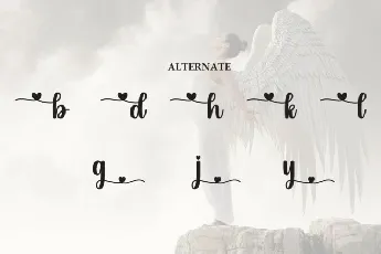 Angelic Script font