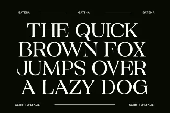 Gatena font