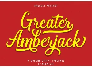 Greater Amberjack font