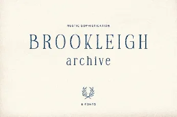 Brookleigh Archive font