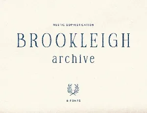 Brookleigh Archive font