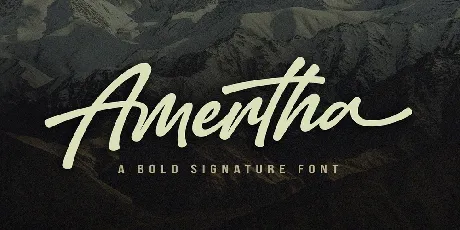 Amertha Free font