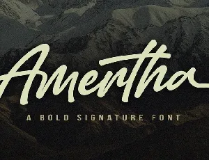 Amertha Free font