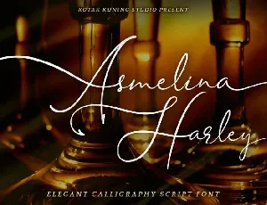 Asmelina Harley Script font