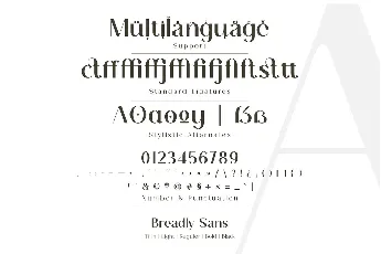 Breadley Sans font