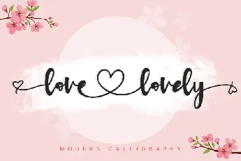 lovelovely font