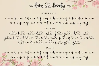 lovelovely font