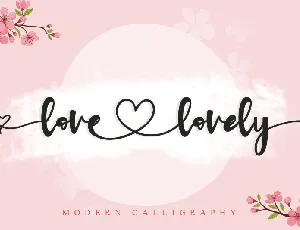 lovelovely font