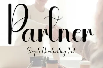 Partner Script font