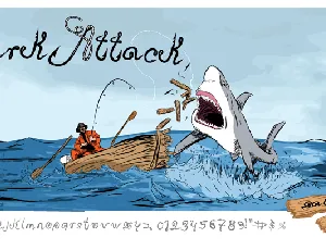 Shark Attack font