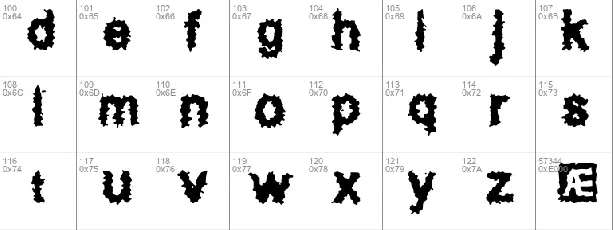 Splatz font