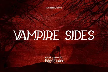 Vampire Sides Demo font