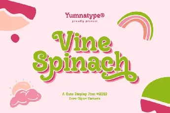 Vine Spinach font