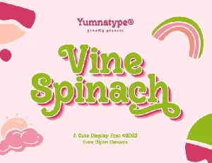 Vine Spinach font